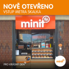 Nově otevřeno: MINIT pekárnička při vstupu do Metra Skalka